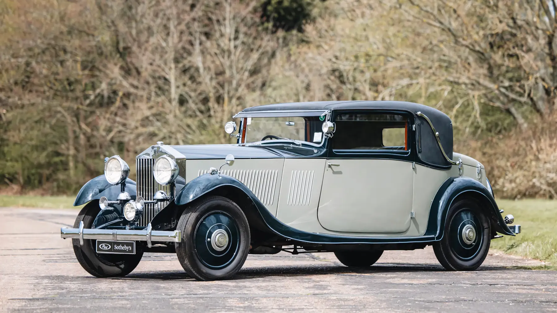 1933 Rolls-Royce 20/25 Two-Door 'Faux Cabriolet' by H.J. Mulliner