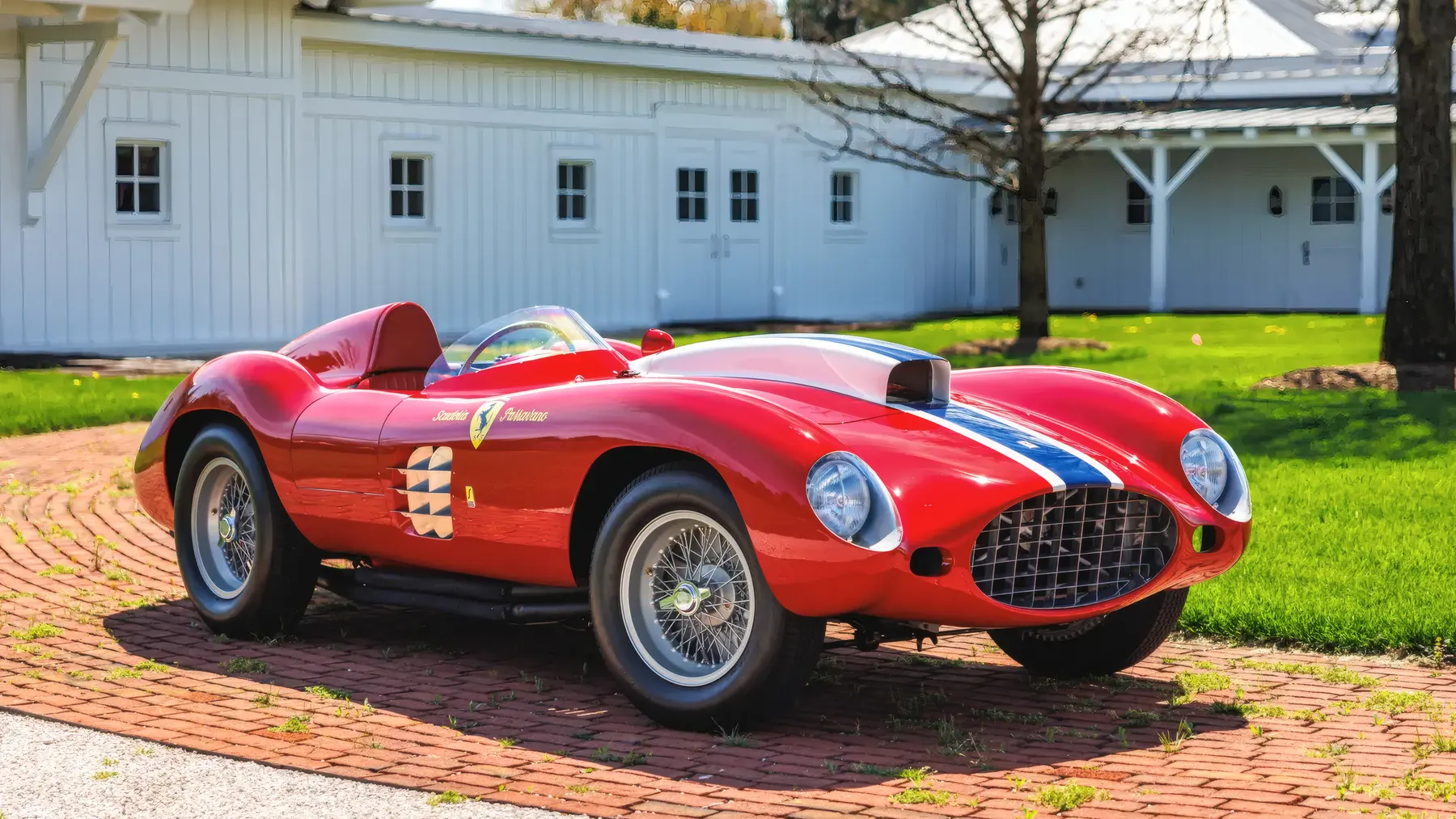 1955 Ferrari 410 Sport Spider by Scaglietti